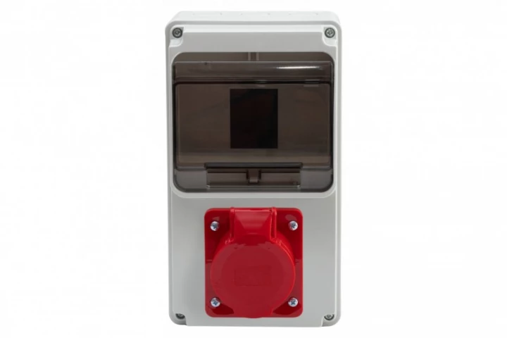 Rozdzielnica ULISSE 6M MINI - gniazda 32A 5p /6 modułów/ IP44