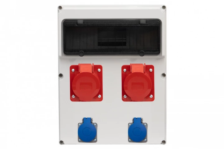 Rozdzielnica FEMO 13M - gniazda 2x32A 5p, 2x230V /13 modułów/ IP44