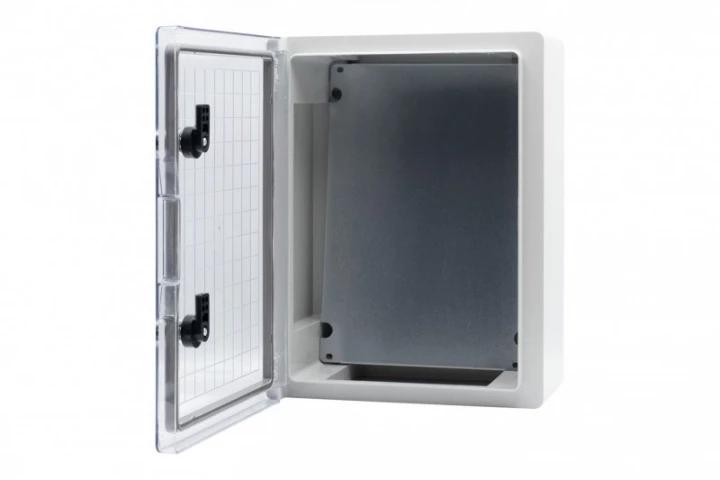 Szafa z tworzywa 300x400x170 mm IP65 drzwi przeźroczyste