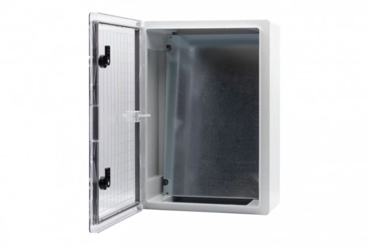 Szafa z tworzywa 350x500x190 mm IP65 drzwi przeźroczyste