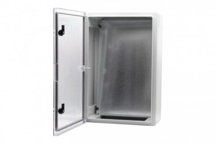 Szafa z tworzywa 400x600x200 mm IP65 drzwi przeźroczyste