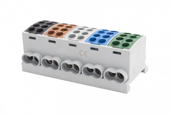 Zacisk HLK 5x100A-2 (1x25,1x16/1x25,1x16) /3L+N+PE/ Al/Cu