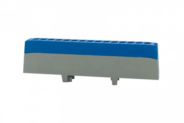 Listwa ochronna ZPI 15-modułowa (15x16mm2) IP20 AL/CU - niebieska