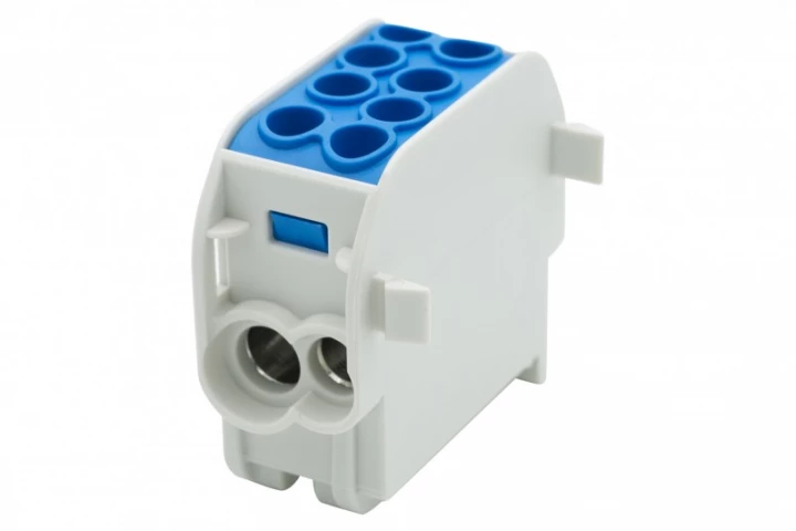 Zacisk HLS 125A-2 (1x35,1x25 / 1x35,1x25) Al/Cu  - niebieski