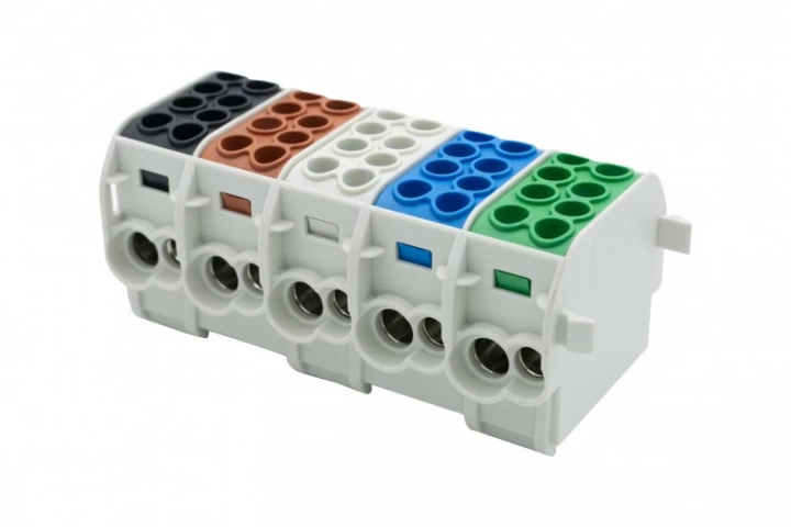 Zacisk HLS 5x125A-2 (1x35,1x25/1x35,1x25) /3L+N+PE/ Al/Cu
