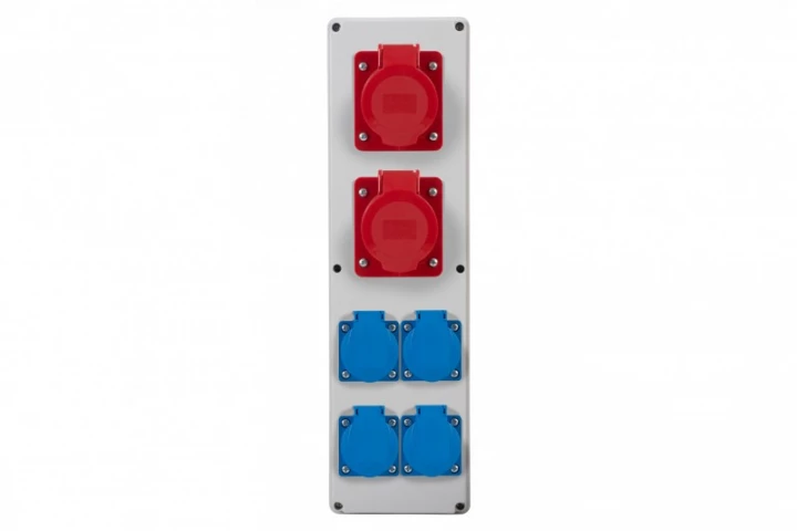 Rozdzielnia VERTICAL B - gniazda 16A 5p, 32A 5p, 4x230V IP44