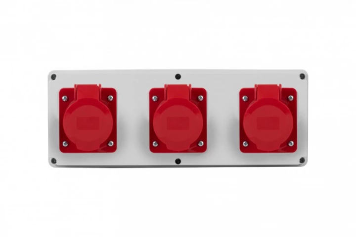 Rozdzielnia HORIZONTAL S - gniazda 2x16A 5p, 32A 5p IP44