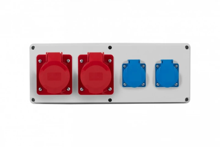 Rozdzielnia HORIZONTAL S - gniazda 16A 5p, 32A 5p, 2x230V IP44