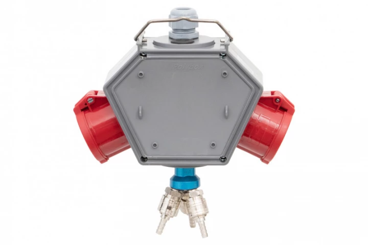 Rozdzielnica POLYBOX - gniazda 16A 5p, 32A 5p + 3xAIR(powietrze) IP44