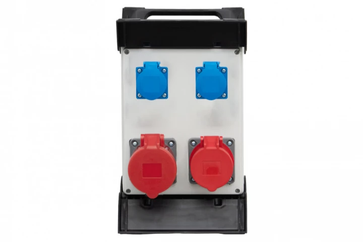 Rozdzielnica R-240 na stelażu plastikowym - gniazda 2x32A 5p, 2x230V IP44