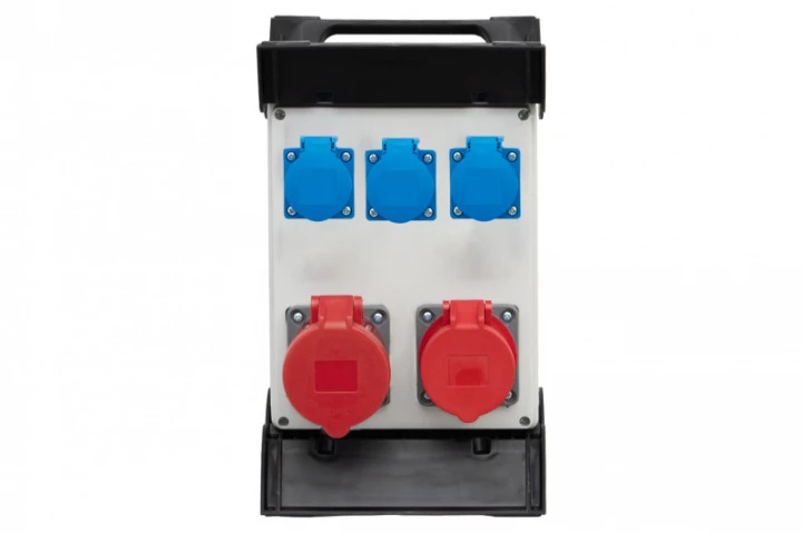 Rozdzielnica R-240 na stelażu plastikowym - gniazda 2x32A 5p, 3x230V IP44