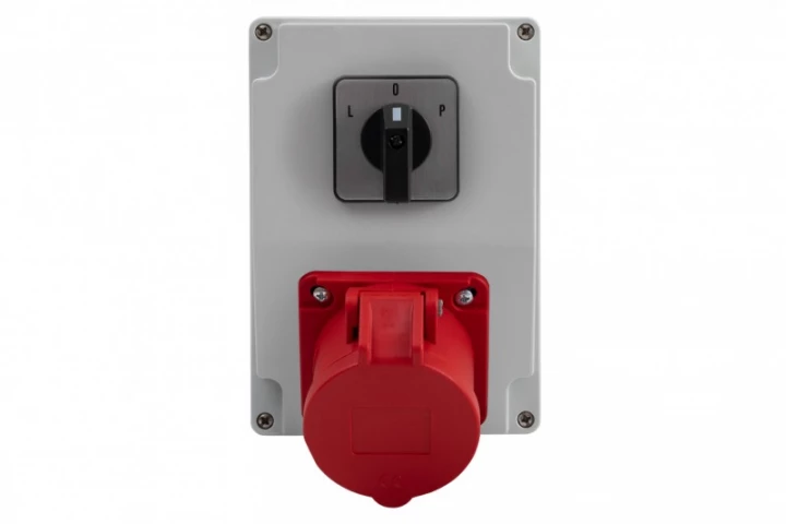 Rozdzielnia RS-KOMBI - gniazda 32A 5p, L/P(32A) IP44