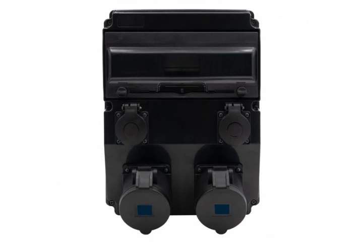Rozdzielnica CAJA 12M SCENIC - gniazda proste 2x32A 3p, 2x230V /12 modułów/ IP44