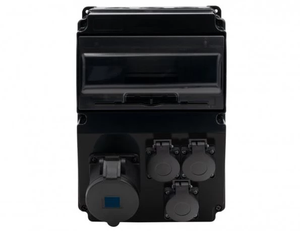 Rozdzielnica LAGO 10M SCENIC - gniazda proste 32A 3p, 3x230V /10 modułów/ IP44