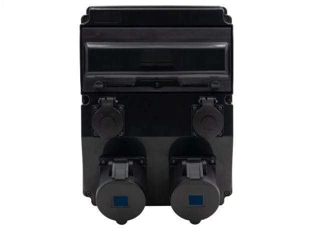 Rozdzielnica CAJA 12M SCENIC - gniazda proste 2x16A 3p, 2x230V /12 modułów/ IP44