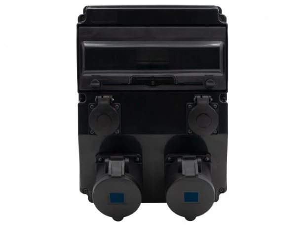 Rozdzielnica CAJA 12M SCENIC - gniazda proste 2x32A 3p, 2x230V /12 modułów/ IP44