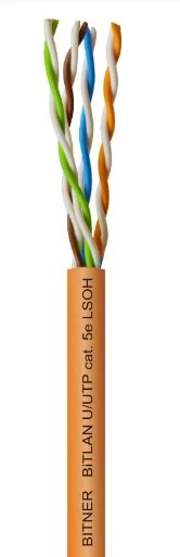 Kabel teleinformatyczny BiTLAN U/UTP kat.5e 4x2x0,5 LSOH TI0008 klasa Dca-s2 d2 a1 (305m)