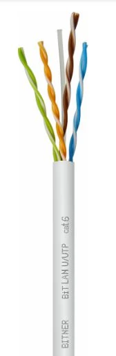 Kabel teleinformatyczny BiTLAN U/UTP kat.6 4x2x0,54 TI0044 klasa Eca (305m)