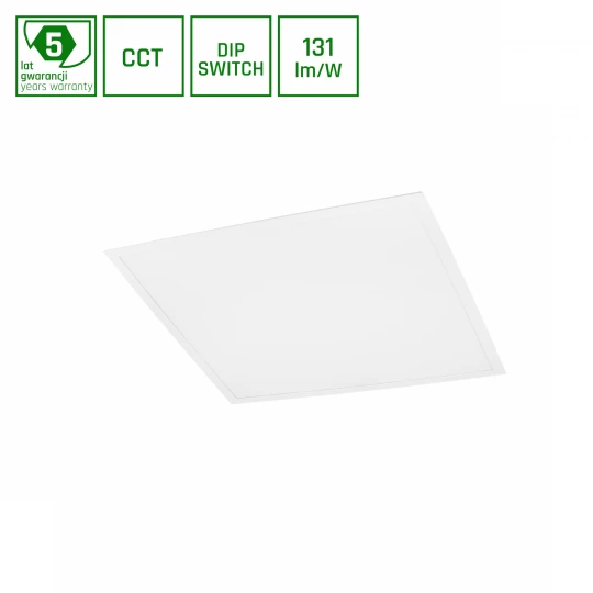 ALGINE PANEL BACKLIGHT 30W/40W/48W CCT 230V 120st IP20 600x600x35MM BIAŁY 5 LAT GWARANCJI SLI035073CCT_PW