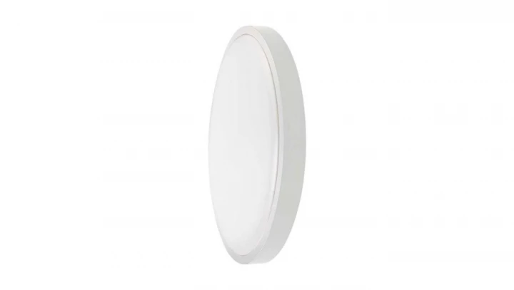 Plafoniera LED 18W 1830lm 6500K IP44 Okrągła fi295 Mleczny Biała Ramka z mikrofalowym czujnikiem ruchu (+ pilot do sterowania) 7