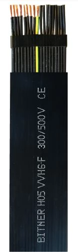 Przewód dźwigowy giętki płaski H05VVH6-F 24G1 300/500V S52965 klasa Eca /bębnowy/