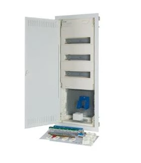 Rozdzielnica multimedialna podtynk. IP30 3x42 superpłaska 302442