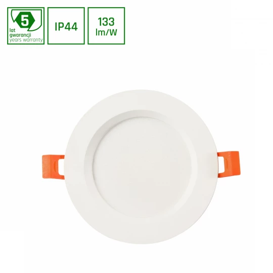 DURE 3 MAX DOWNLIGHT 12W CW 230V 110st IP44 IK06 Fi140x30 BIAŁY okrągły 5 lat gwarancji