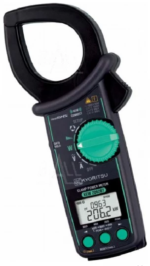 KEW2062BT Miernik cęgowy mocy i harm. AC 1000kW/kVA/kVar, Bluetooth, CAT IV 300V