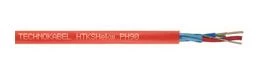 Kabel telekomunikacyjny ognioodporny HTKSHekw FE180 PH90/E30-E90 1x2x1,4 czerwony /100m/