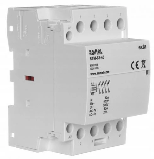 Stycznik modułowy instalacyjny 63A 4 Z 230V AC STM-63-40 EXT10000299