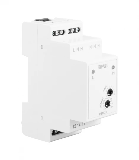 Przekaźnik bistabilny (impulsowy) przełączany w zerze funkcja ograniczenia czasowego 230V AC PBM-33 EXT10000310