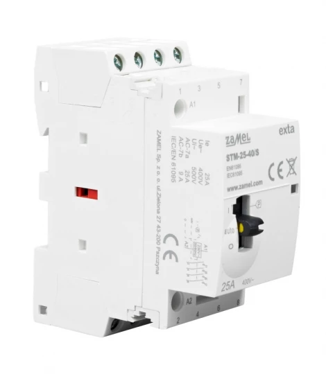 Stycznik modułowy ze sterowaniem ręcznym instalacyjny 25A 4Z 230V AC STM-25-40/S EXT10000314