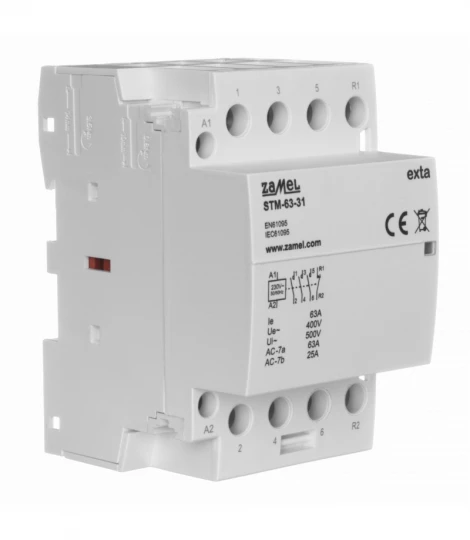 Stycznik modułowy instalacyjny 63A 3Z+1R 230V AC typ: STM-63-31 EXT10000301