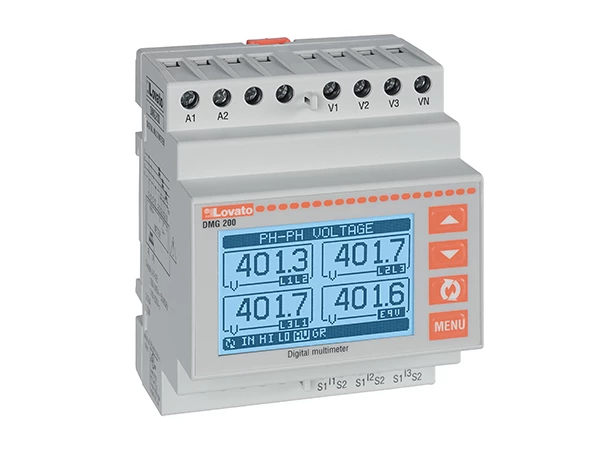 Miernik cyfrowy wielofunkcyjny z analizą harmonicznych modułowy 128x80 pikseli 100-240VAC / 110-250VDC DMG200L01