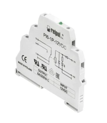 Przekaźnik interfejsowy 1P 6A 230V AC/DC PI6-1P-230VAC/DC-01 854602