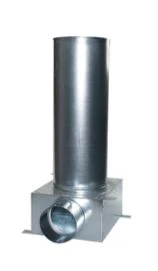 Skrzynka rozprężna 1-króćcowa z odejściem fi 75/125mm ocynk VSK1/125