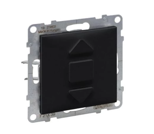 SUNO2 Łącznik roletowy czarny 3 pozycyjny 6AX 250V 721439