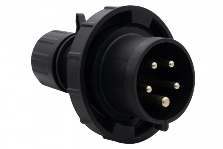 Wtyczka siłowa 32A 5p 380V-415V /FE/ IP67 czarna