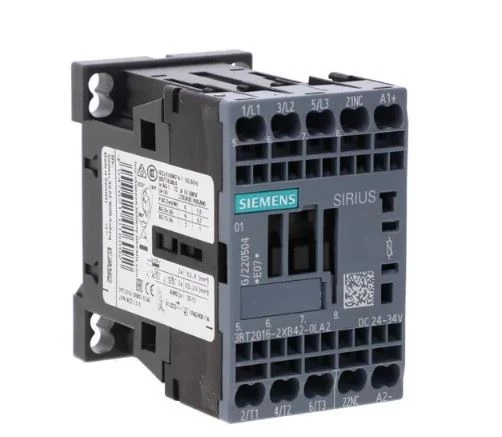 Stycznik kolejowy S00 AC-3 4kW / 400V 1R 24VDC 0.7...1.25 US z warystorem przyłącze sprężynowe do sterowania z PLC 3RT2016-2XB42