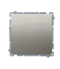 Simon Basic Łącznik schodowy bez piktogramu (moduł) 10AX, 250V szybkozłącza satynowy BMW6.01/X/29