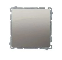 Simon Basic Łącznik krzyżowy bez piktogramu (moduł) 10AX 250V, zaciski śrubowe, satynowy BMW7.01/X/29