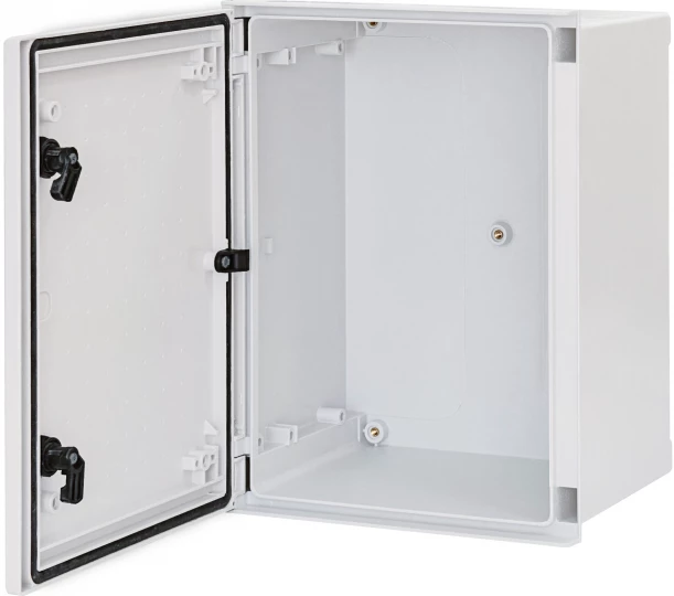 Obudowa poliestrowa bez płyty montażowej 400x300x200mm 1000VDC 1500VAC IP66 IK10 EPC 40‑30‑20 001102601