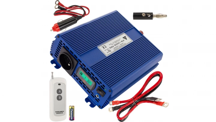 Przetwornica napięcia 12 VDC / 230 VAC ECO MODE SINUS IPS-1000S PRO 1000W AZO00D1226