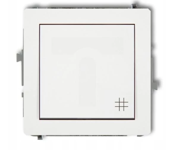 DECO Łącznik krzyżowy biały DWP-6