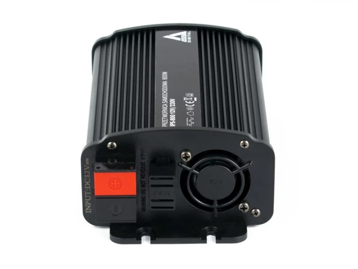 Samochodowa przetwornica napięcia 12 VDC / 230 VAC IPS-800U 800W