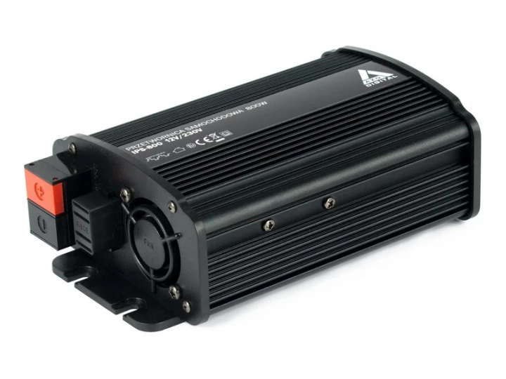 Samochodowa przetwornica napięcia 12 VDC / 230 VAC IPS-800U 800W