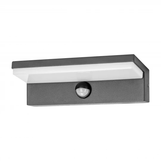 PACHIRA LED 9W, oprawa ogrodowa z czujnikiem ruchu, 500lm, IP54, 4000K, czarna