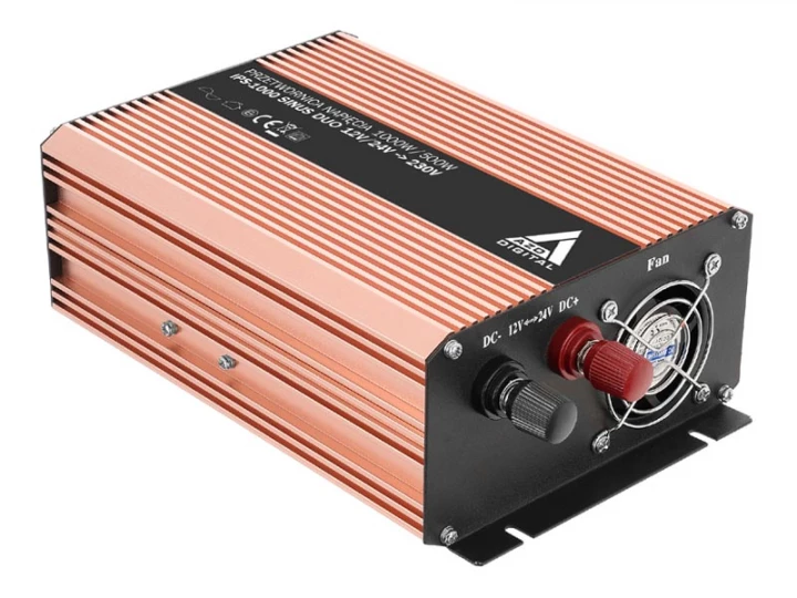 Przetwornica napięcia 12 VDC / 24 VDC / 230 VAC SINUS IPS-1000S 1000W DUO