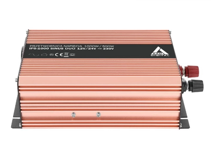 Przetwornica napięcia 12 VDC / 24 VDC / 230 VAC SINUS IPS-1000S 1000W DUO