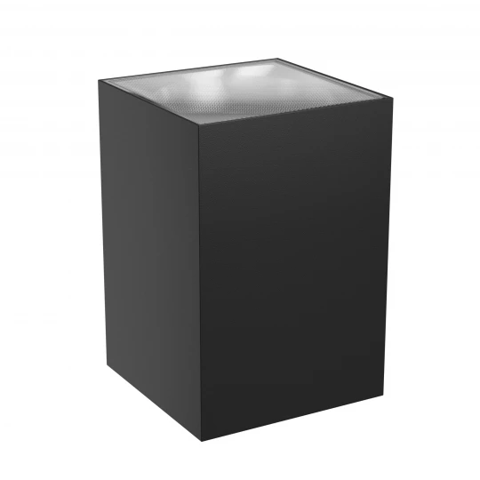 TORRE 9W CCT 230V IP54 99x78x117MM CZARNY KWADRATOWA ELEWACYJNA